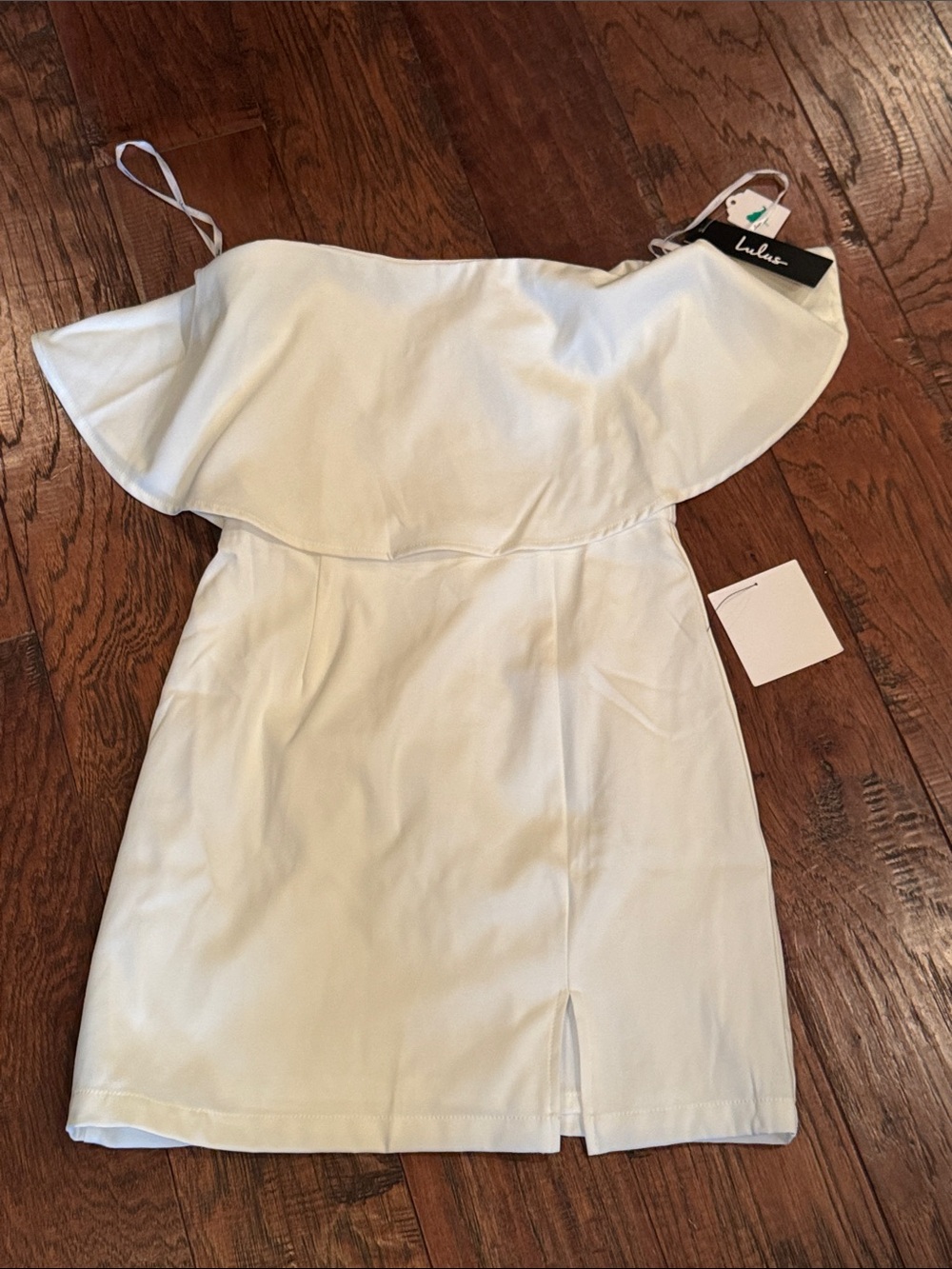 NWT Lulu's Strapless Ruffle Mini Dress